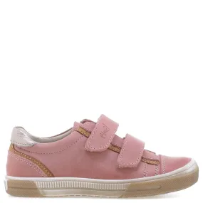 (2066B-3) Low Velcro Trainers coral