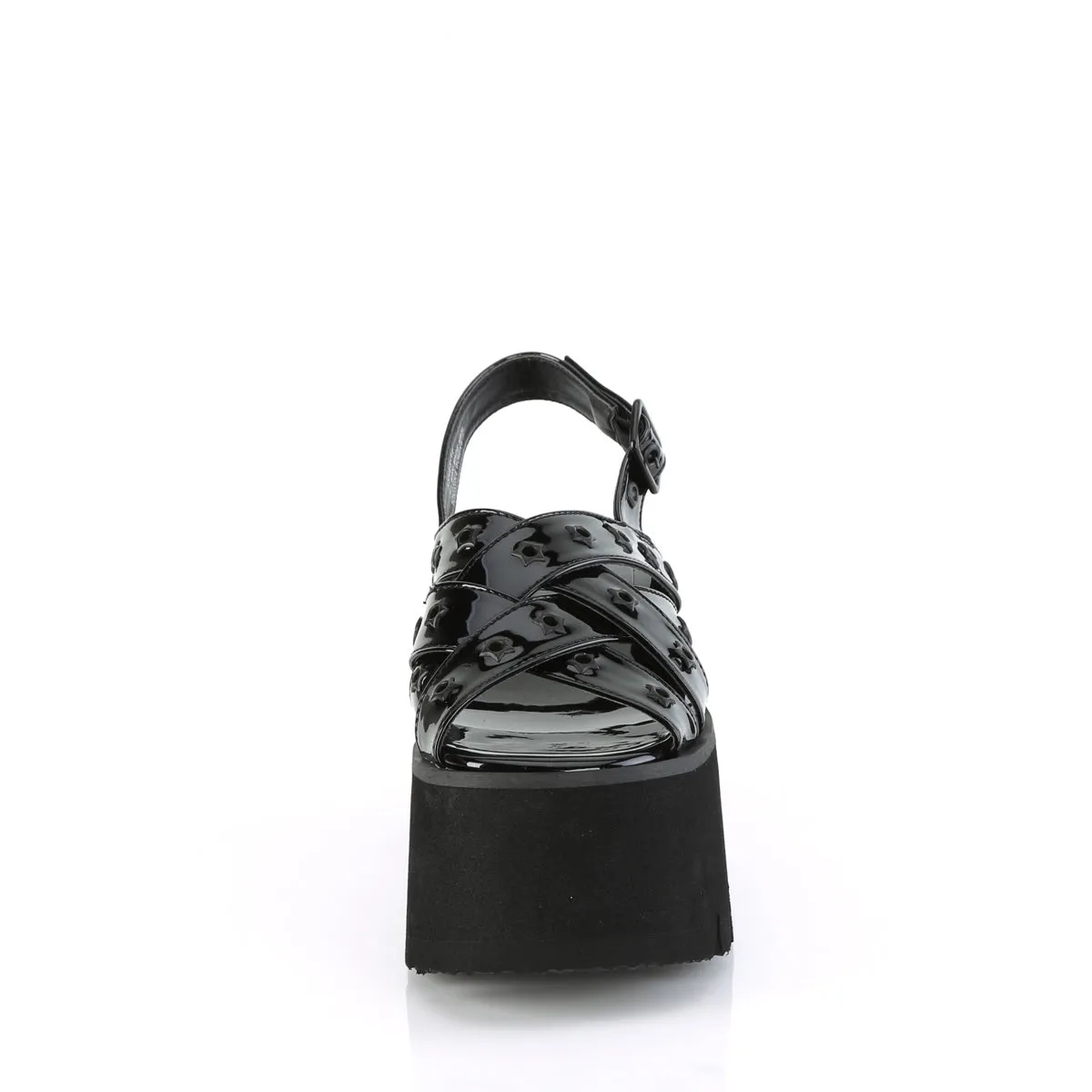 3 Inch Heel ASHES-12 Black Patent