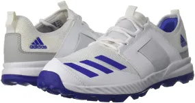 Adidas Cricup 21 Men's Cricket Shoes - Feather White/Sonic Ink/Stone