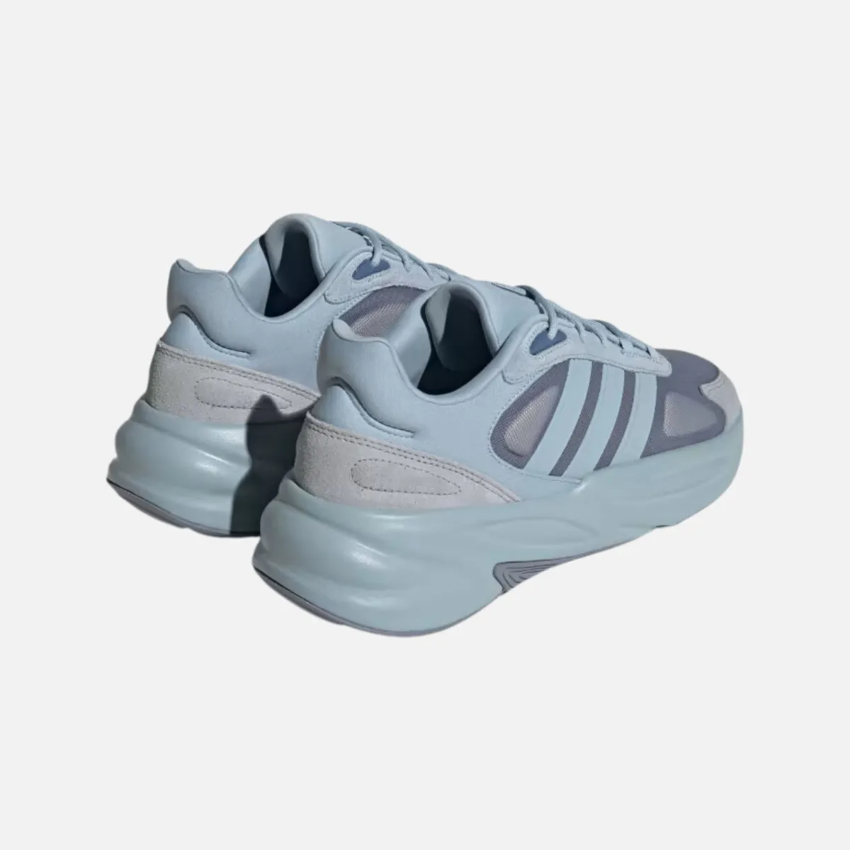 Adidas Ozelle Cloudfoam Sneaker Men's Lifestyle Shoes -Core White/Cloud White/Orbit Gray