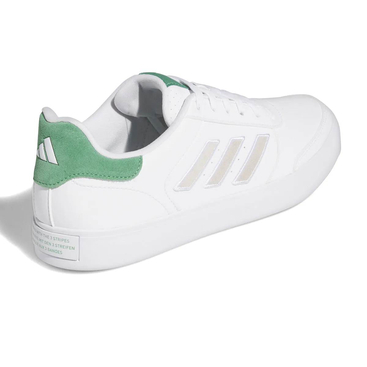 adidas Retrocross 24 Spikeless Golf Shoes - White/Preloved Green