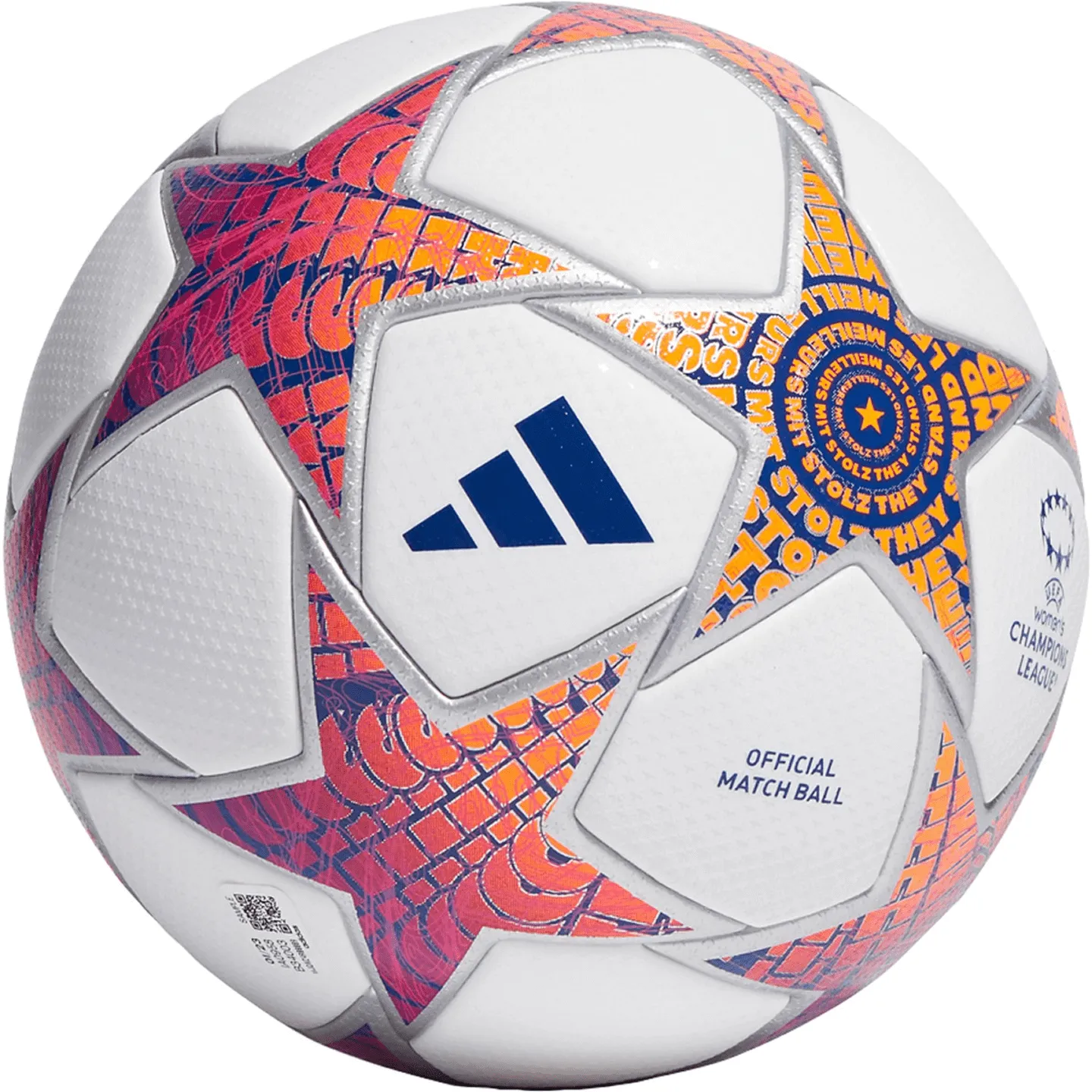 Adidas Womens UEFA Champions League Pro Match Soccer Ball