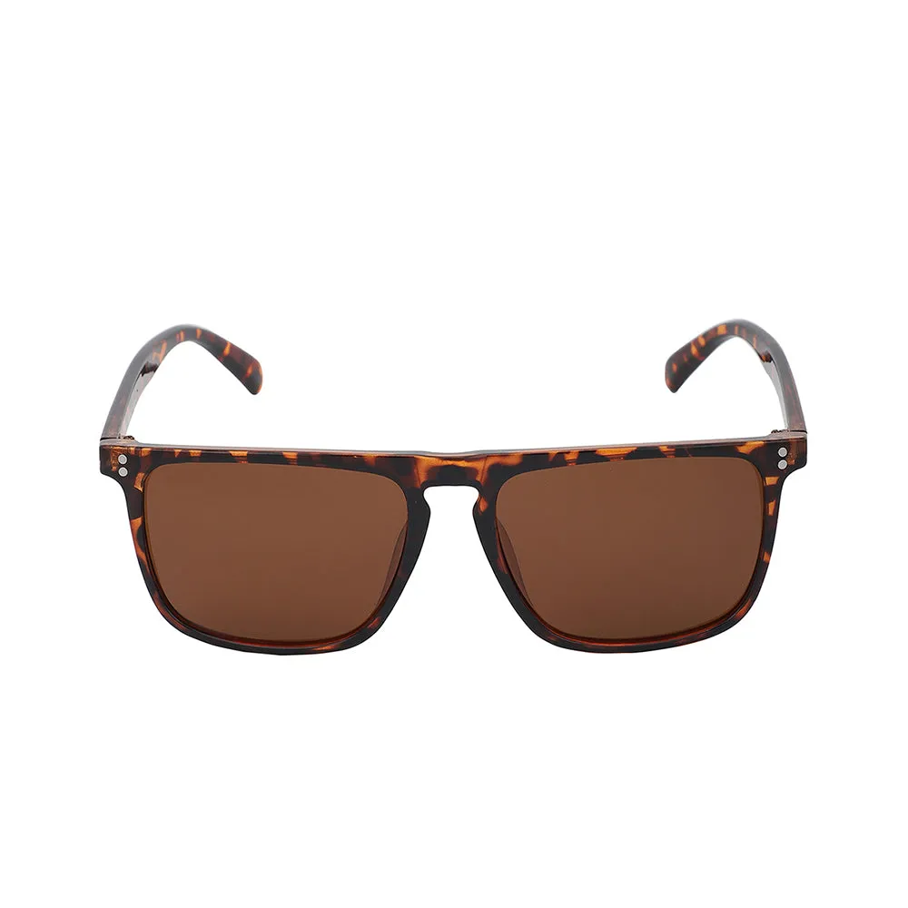 Carlton London Premium Brown Toned Polarised And Uv Protected Lens Wayfarer Sunglasses For Men