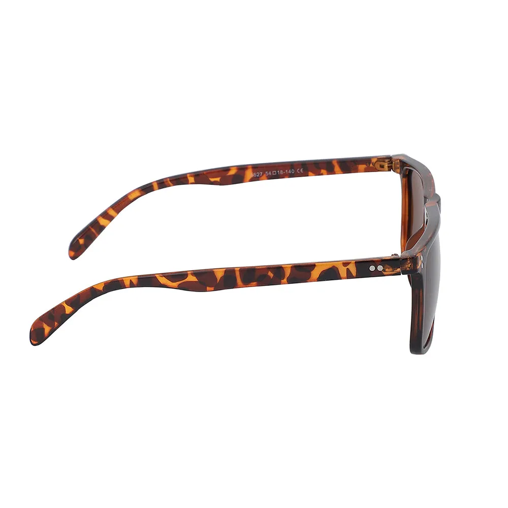 Carlton London Premium Brown Toned Polarised And Uv Protected Lens Wayfarer Sunglasses For Men