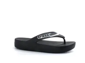 CROCS Classic Platform Flip W Ciabatta Gomma Black Nero 207714-001