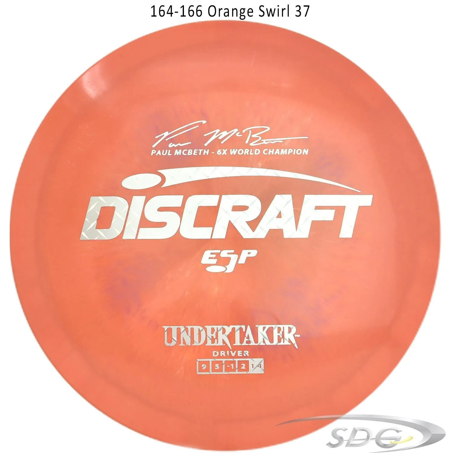 Discraft ESP Undertaker 6X Paul McBeth Signature Series Disc Golf Distance Driver