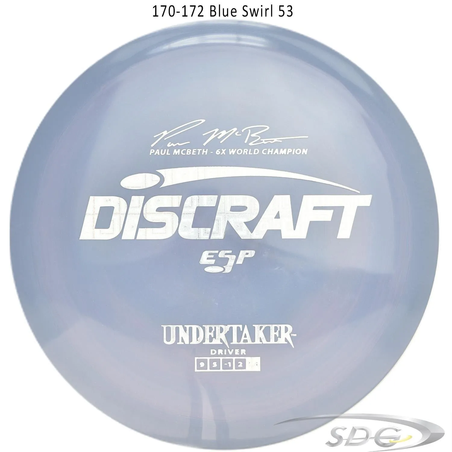 Discraft ESP Undertaker 6X Paul McBeth Signature Series Disc Golf Distance Driver