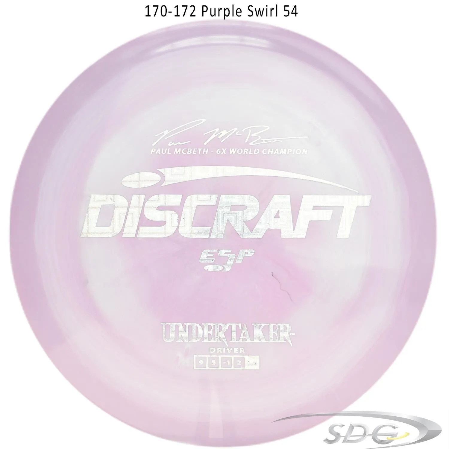 Discraft ESP Undertaker 6X Paul McBeth Signature Series Disc Golf Distance Driver