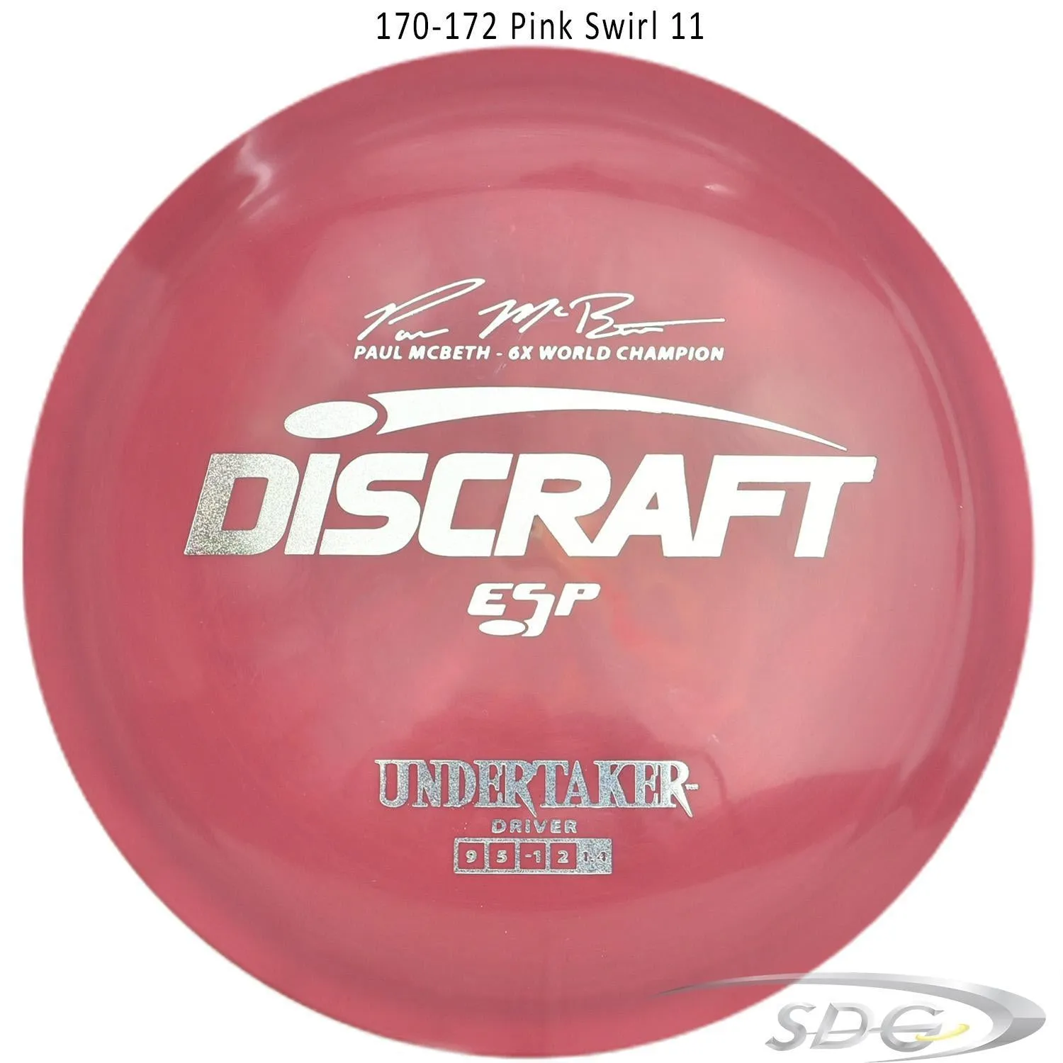 Discraft ESP Undertaker 6X Paul McBeth Signature Series Disc Golf Distance Driver