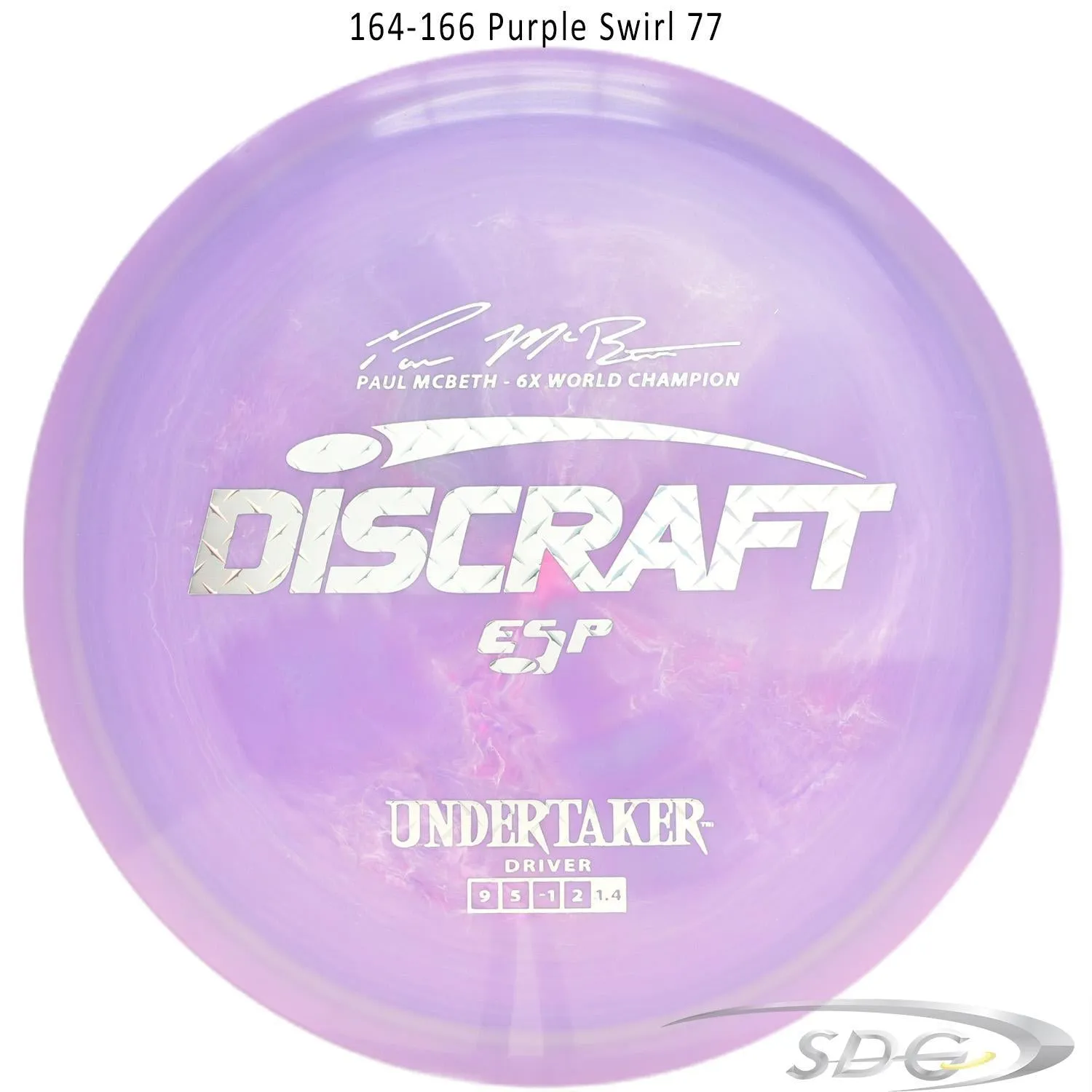 Discraft ESP Undertaker 6X Paul McBeth Signature Series Disc Golf Distance Driver