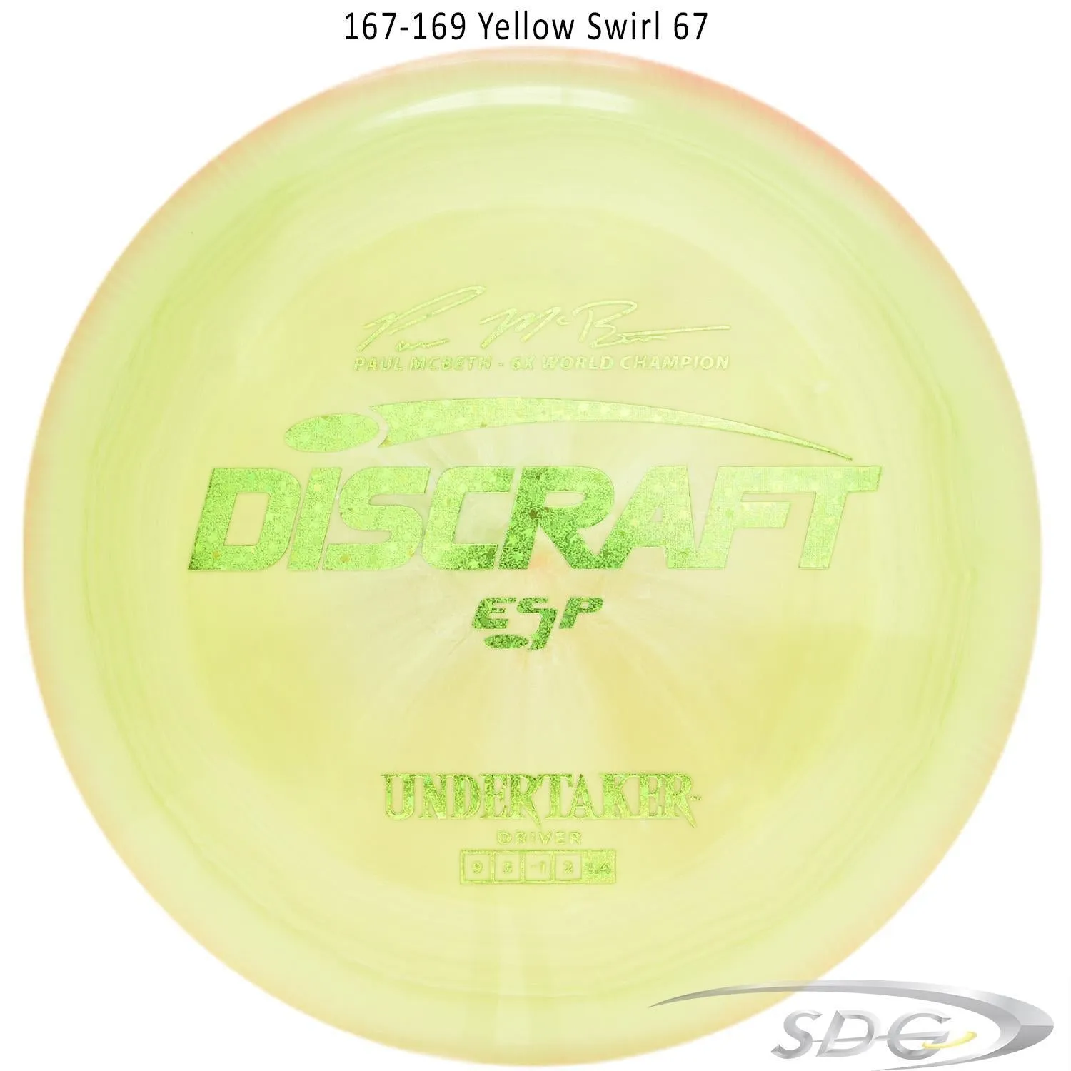 Discraft ESP Undertaker 6X Paul McBeth Signature Series Disc Golf Distance Driver