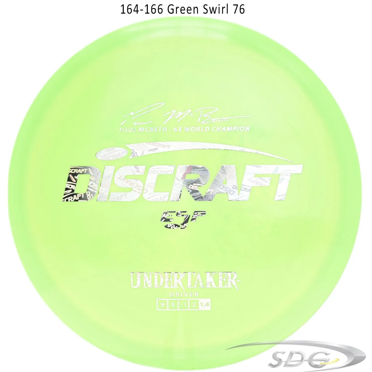 Discraft ESP Undertaker 6X Paul McBeth Signature Series Disc Golf Distance Driver