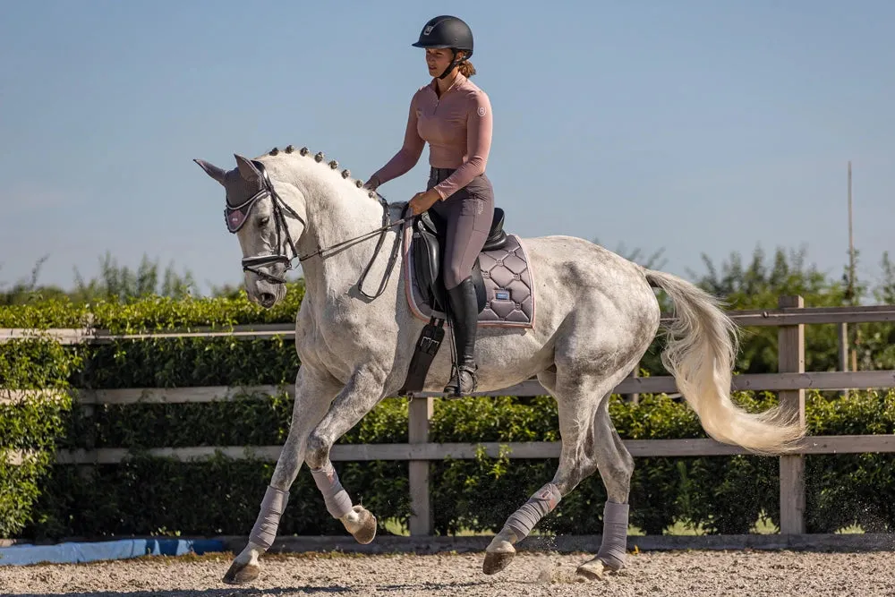 EQUESTRIAN STOCKHOLM DUSTY PINK DRESSAGE PAD