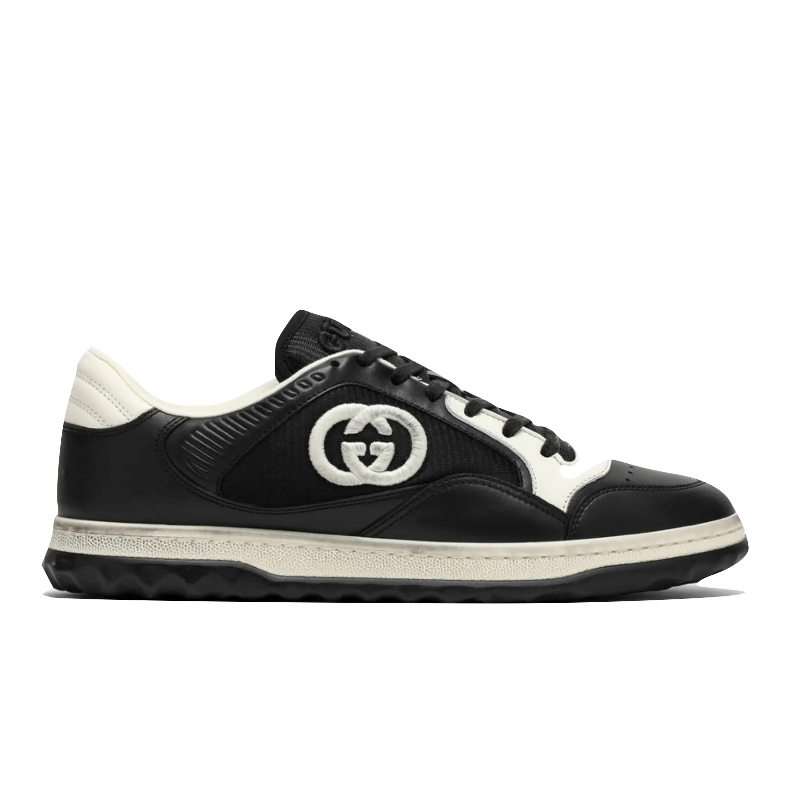 GUCCI MEN'S MAC80 SNEAKER - BLACK/OFF WHITE