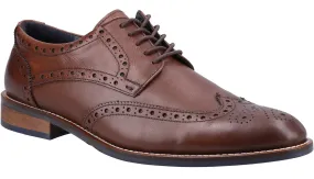 Hush Puppies Dustin Mens Leather Lace Up Brogue Shoe