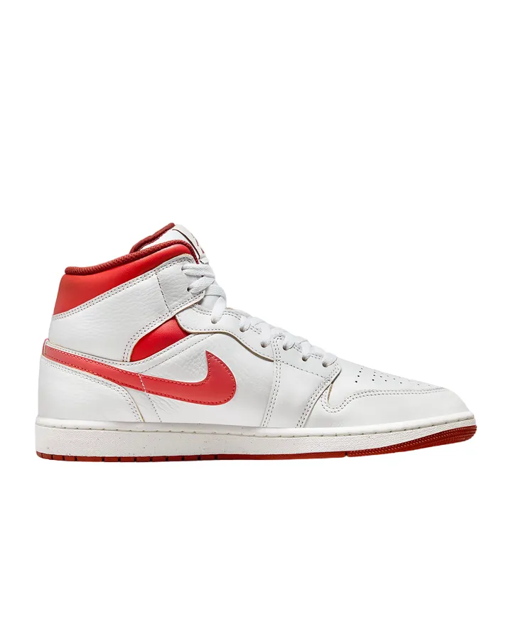 Jordan adult sneakers shoe Air Jordan Mid SE FJ3458-160 white red