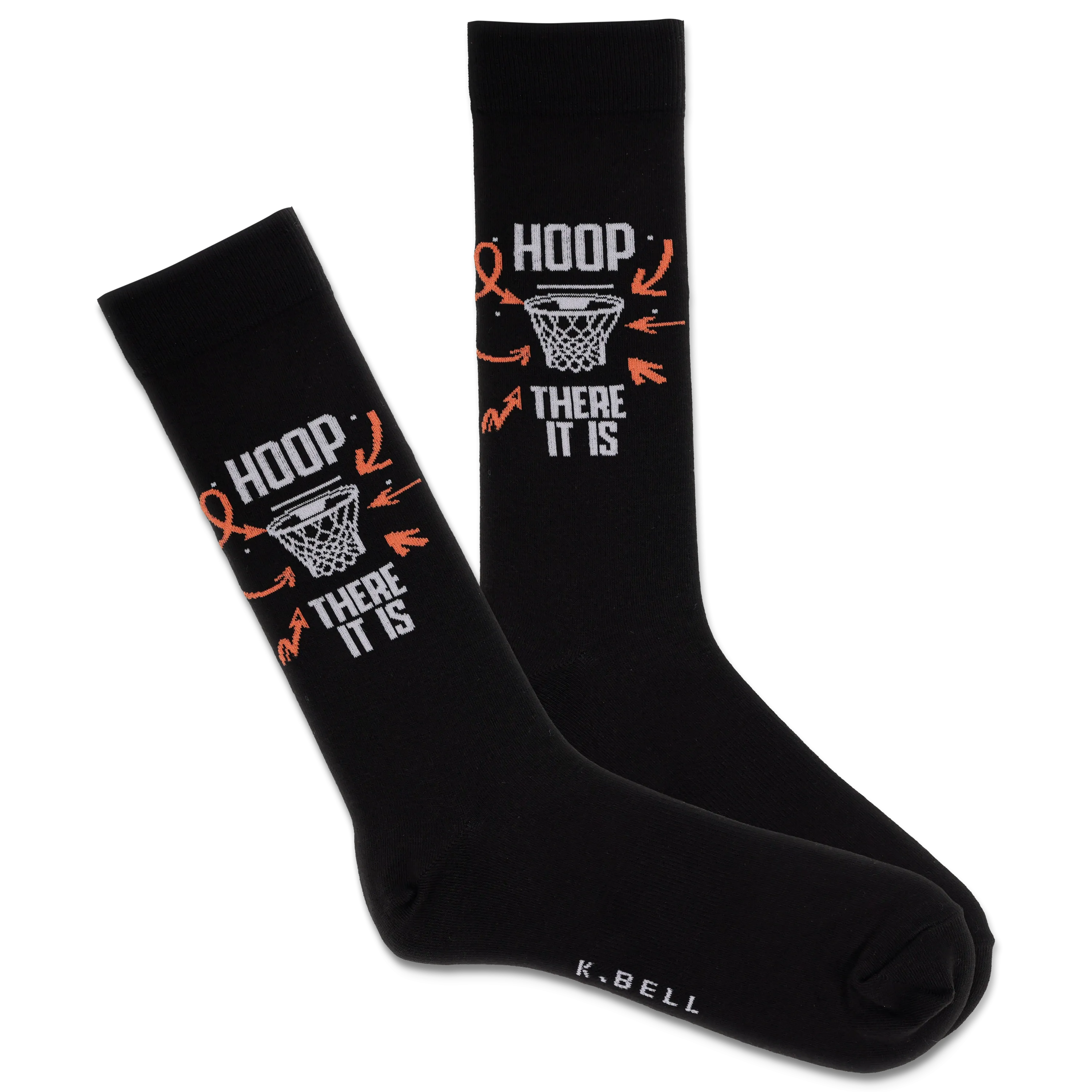 K.Bell Men's Hoop There It Is Crew Sock