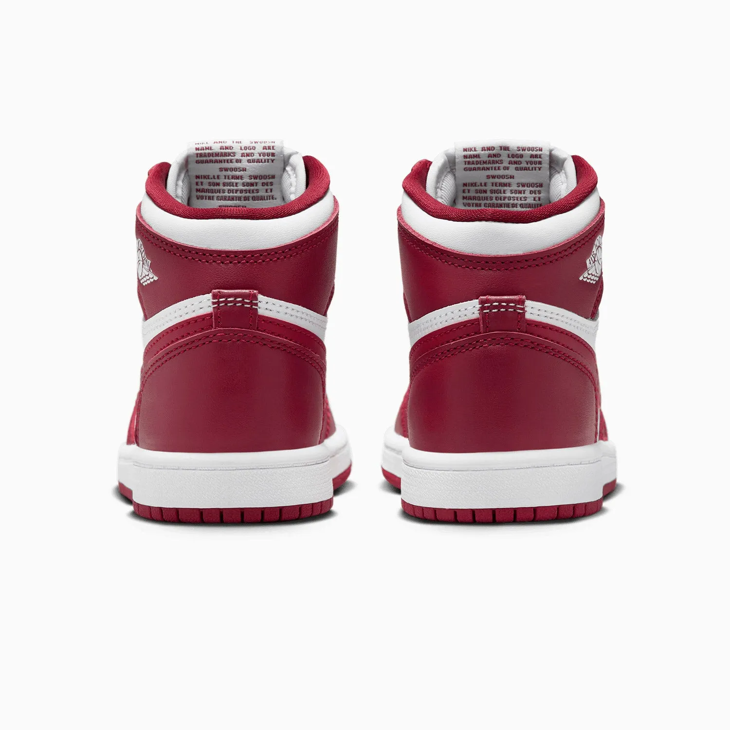 Kid's Air Jordan 1 Retro OG White Team Red Pre School