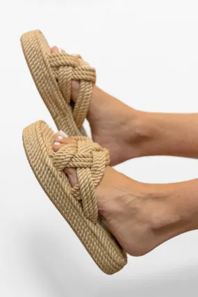 KNOTTY ROPE SANDALS