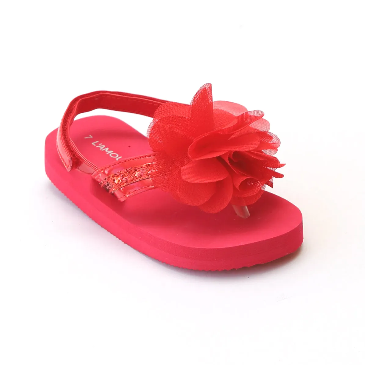 L'Amour Girls Sequin EVA Foam Sandals