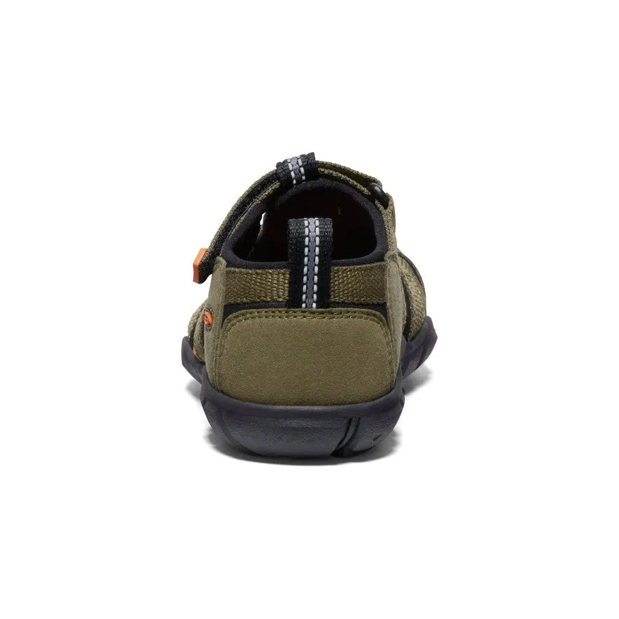 Little Kids' Seacamp II CNX  |  Dark Olive/Gold Flame