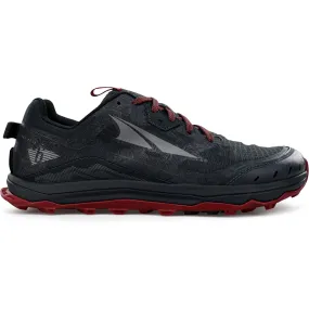 Men's Altra Lone Peak 6, Black/Gray, 7.5 D Medium