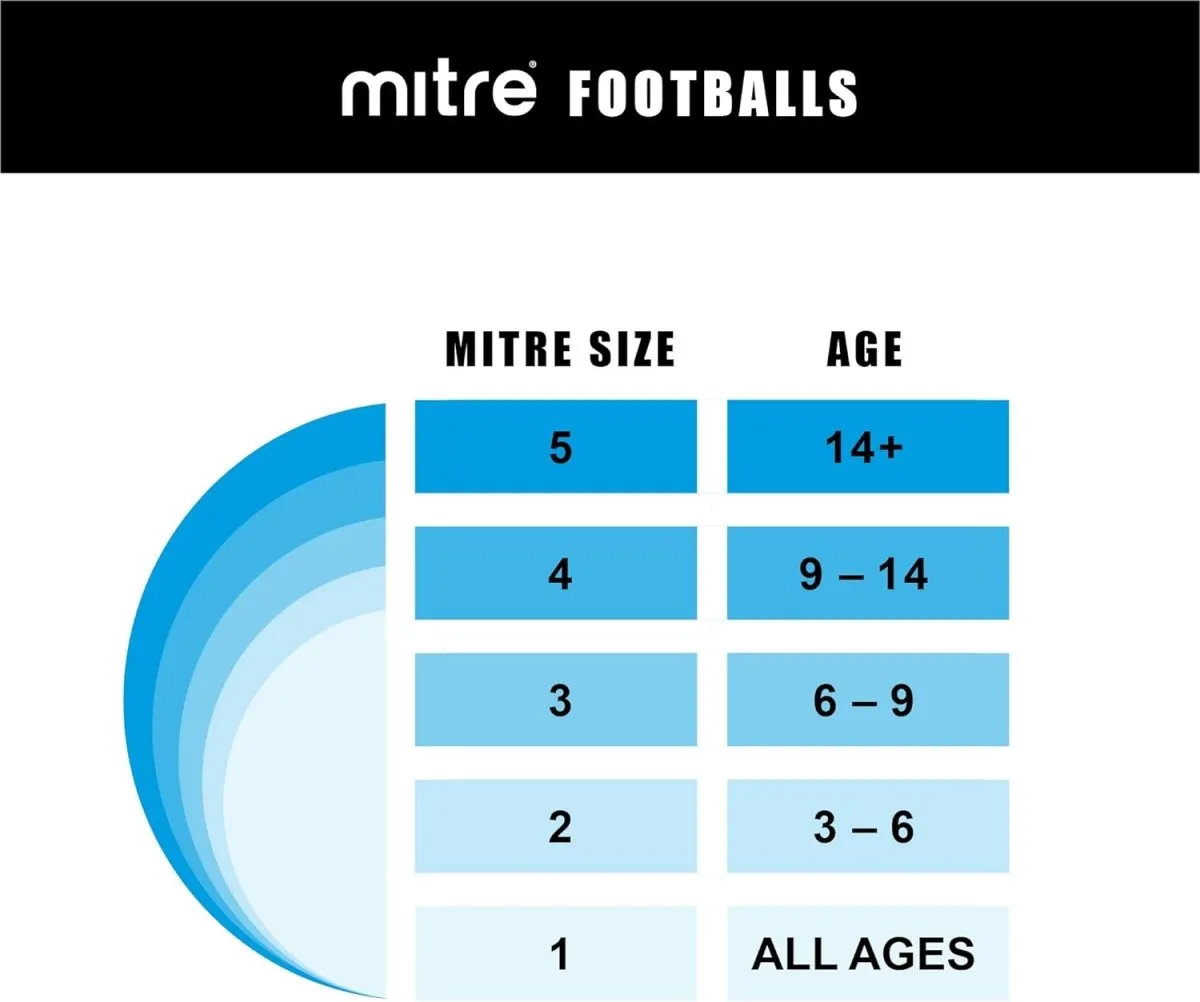 MITRE FLARE BLUE SOCCER BALL