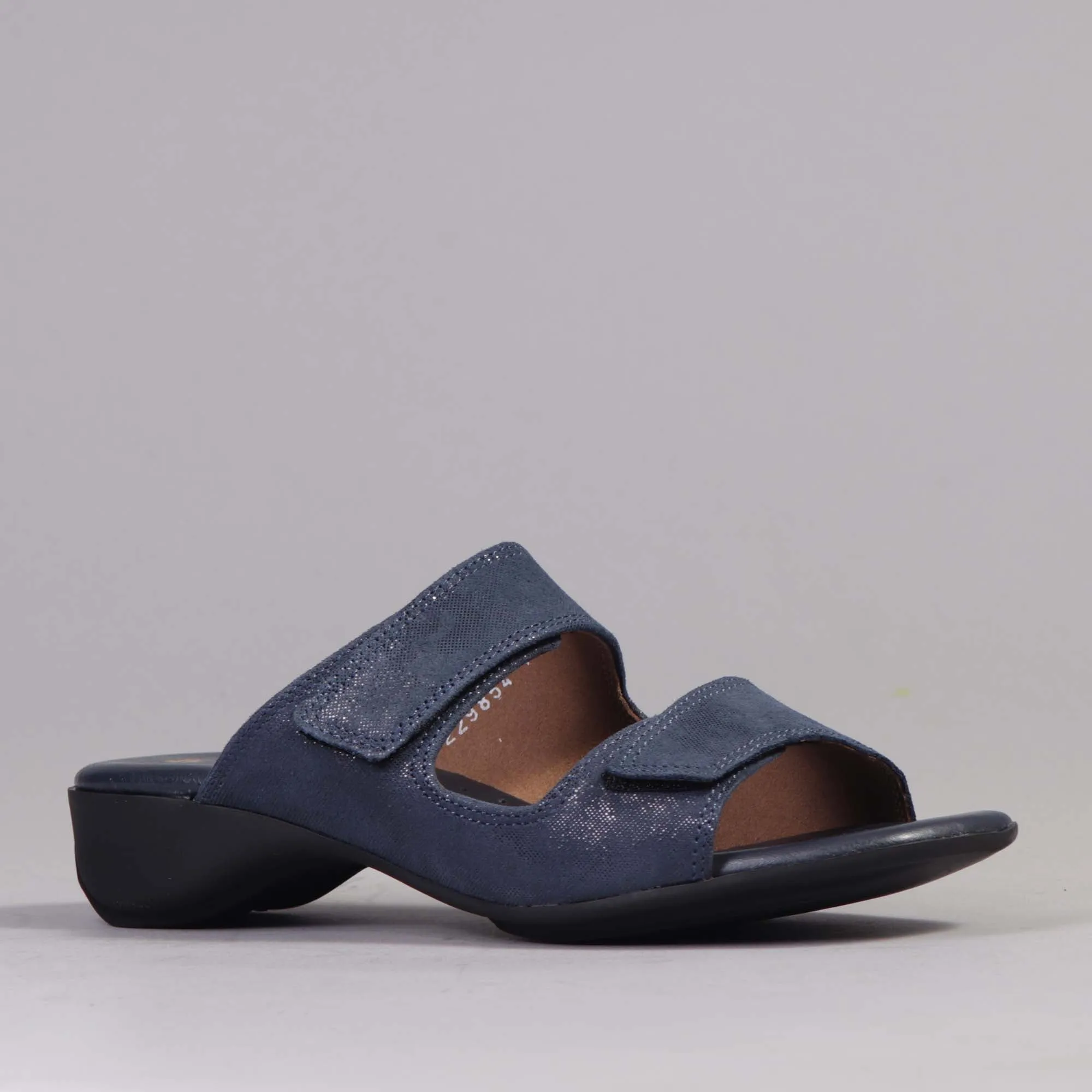 Mule Sandal in Navy - 12557