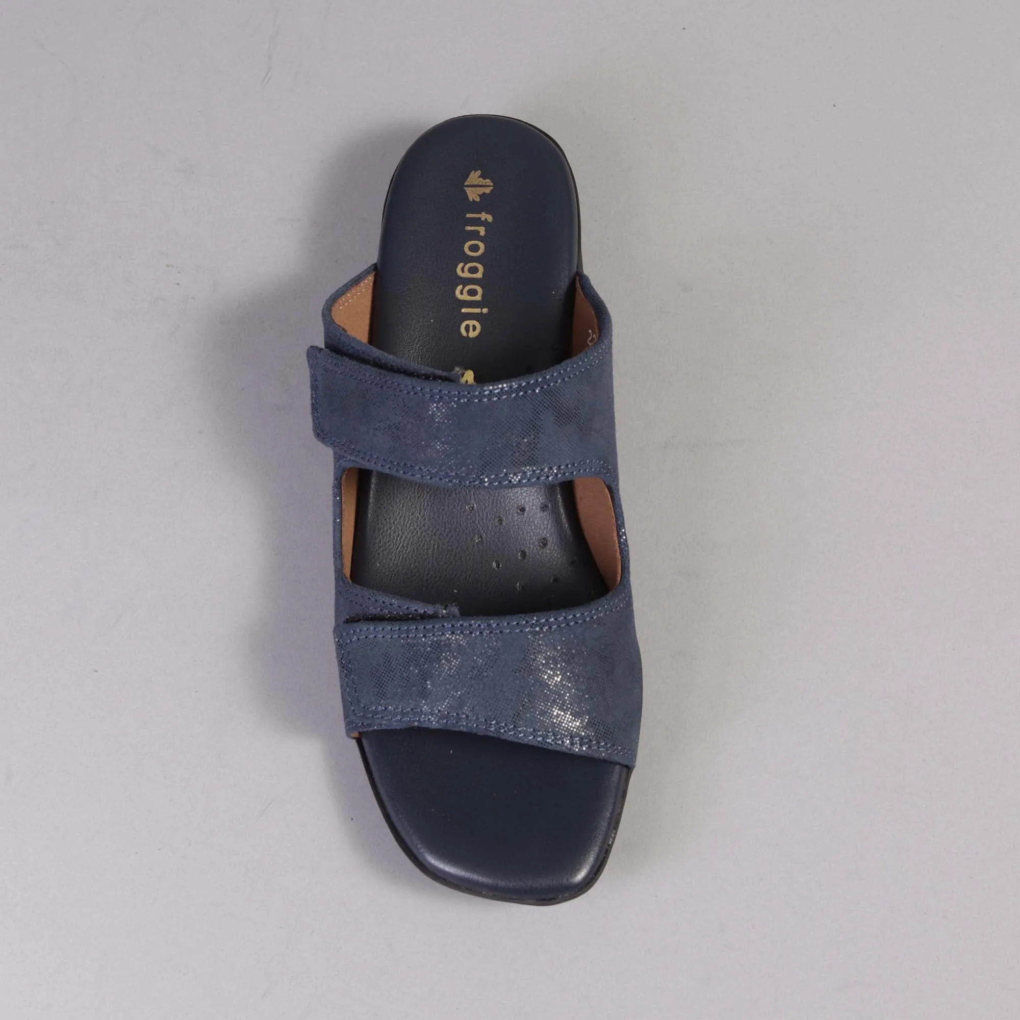 Mule Sandal in Navy - 12557