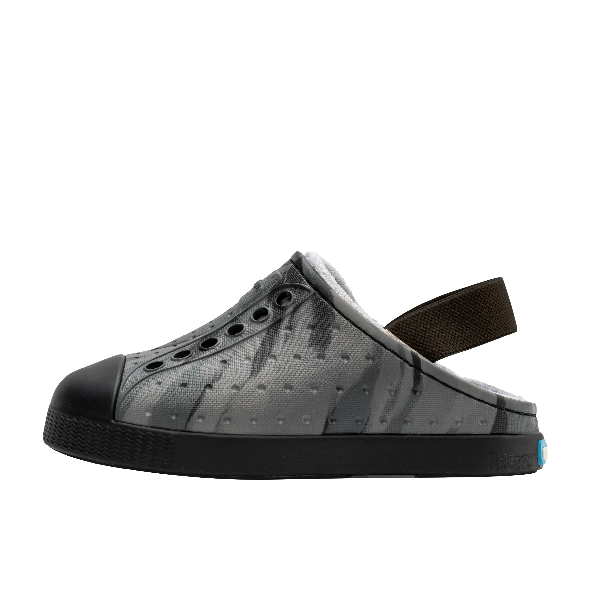 Native Jefferson French Terry Little Kids - Gravity Grey Marble / Jiffy Black