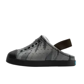 Native Jefferson French Terry Little Kids - Gravity Grey Marble / Jiffy Black