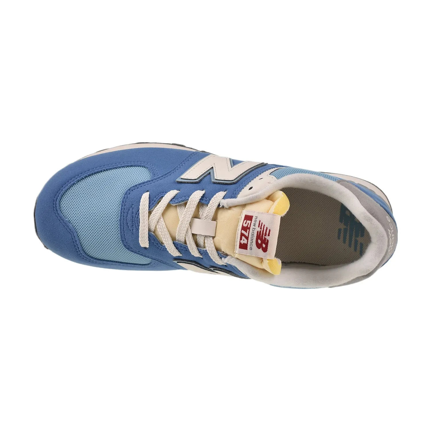 New Balance 574 Big Kids' Shoes Blue-White