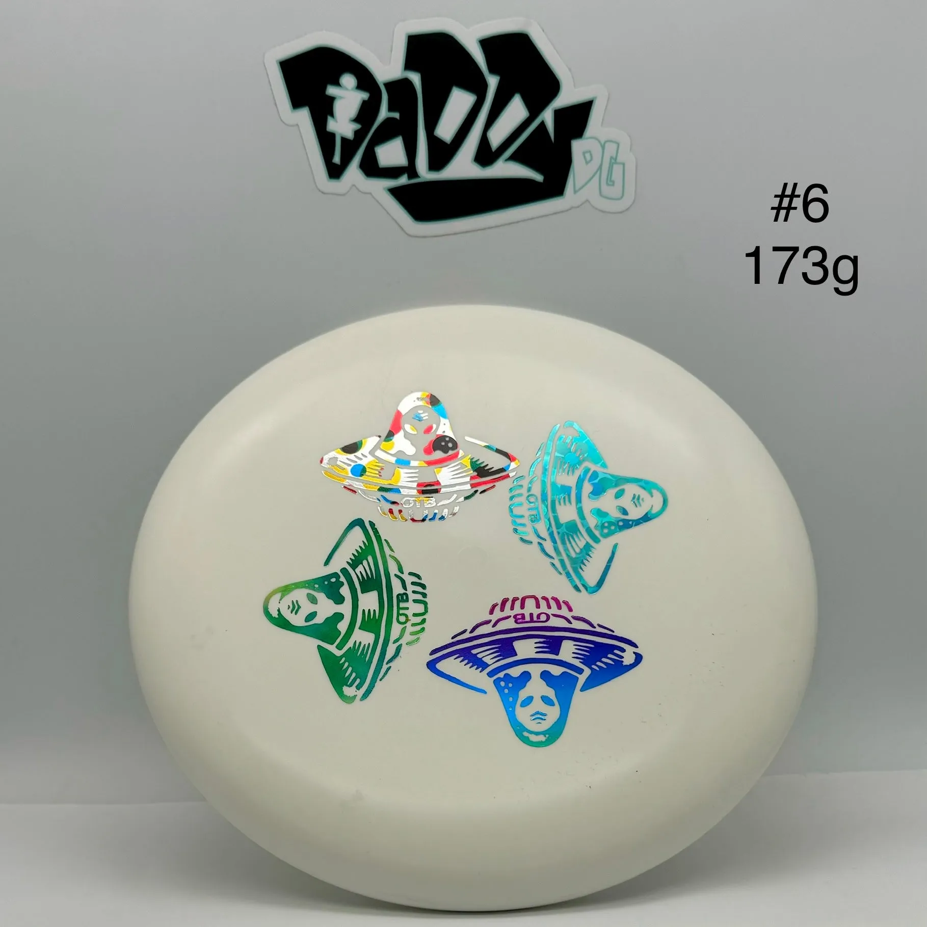 ***NEW Discmania Glow D-Line (Flex 3) P1 - OTB Alien Stamped Putter