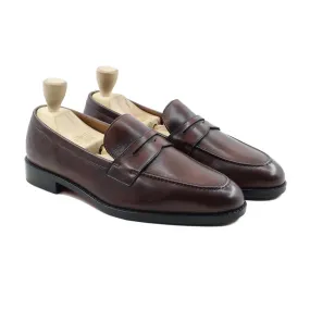 Poznan - Men's Dark Brown Calf Leather Loafer