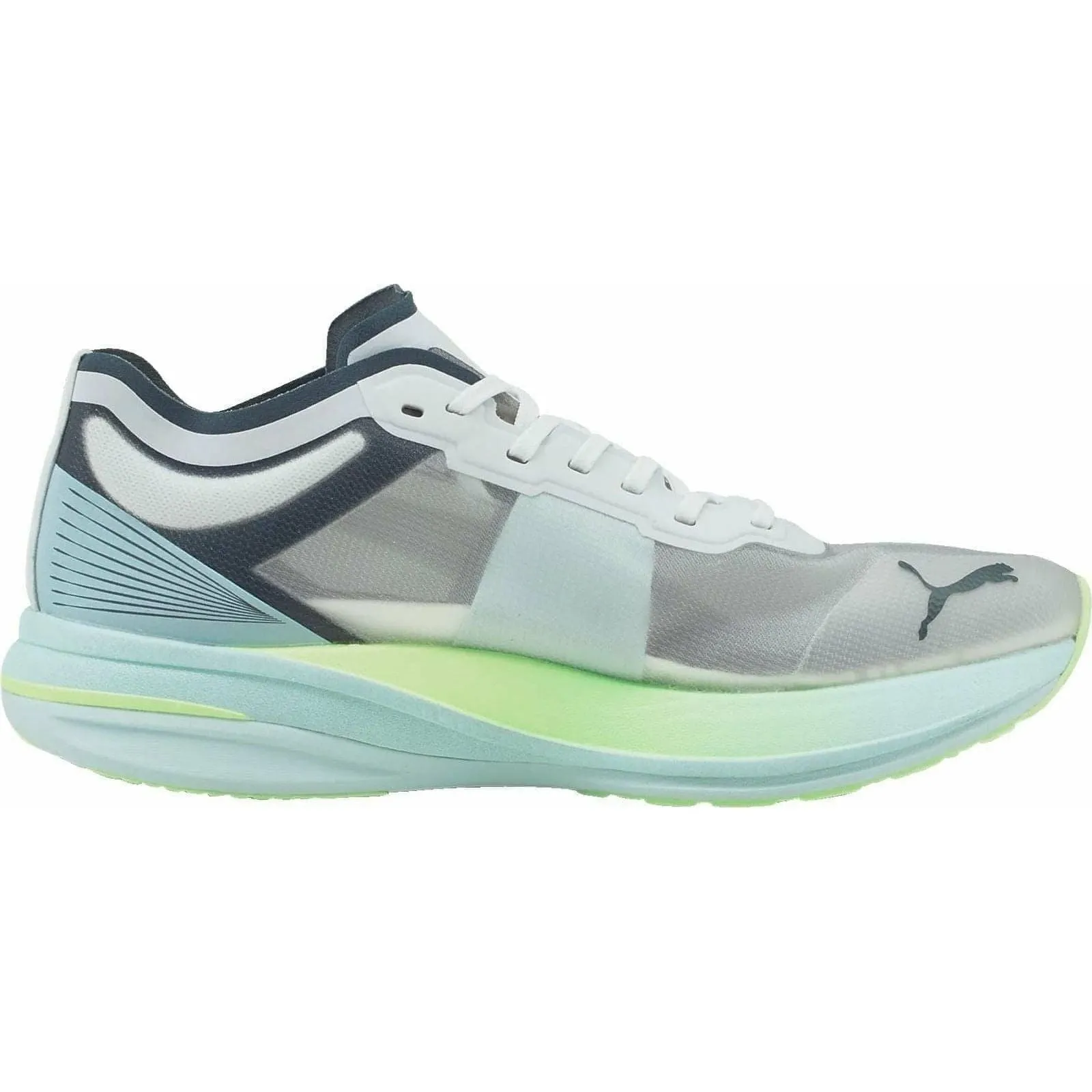 Puma Deviate Nitro Elite Racer Mens Running Shoes - White