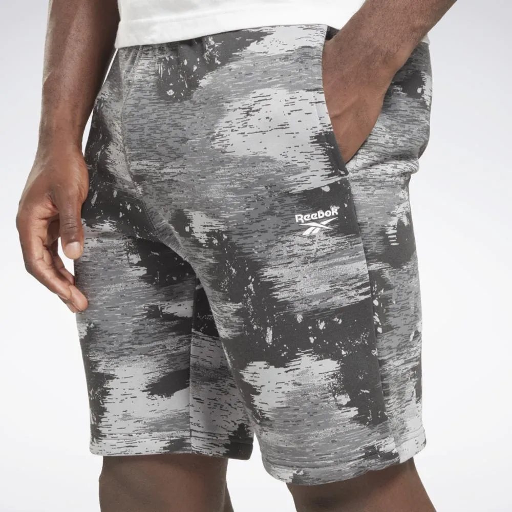 Reebok Apparel Men Reebok Identity Modern Camo Fleece Shorts PUGRY4