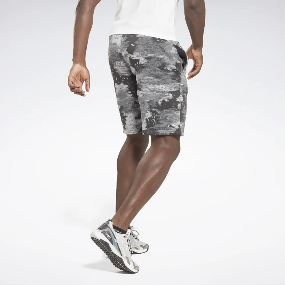 Reebok Apparel Men Reebok Identity Modern Camo Fleece Shorts PUGRY4