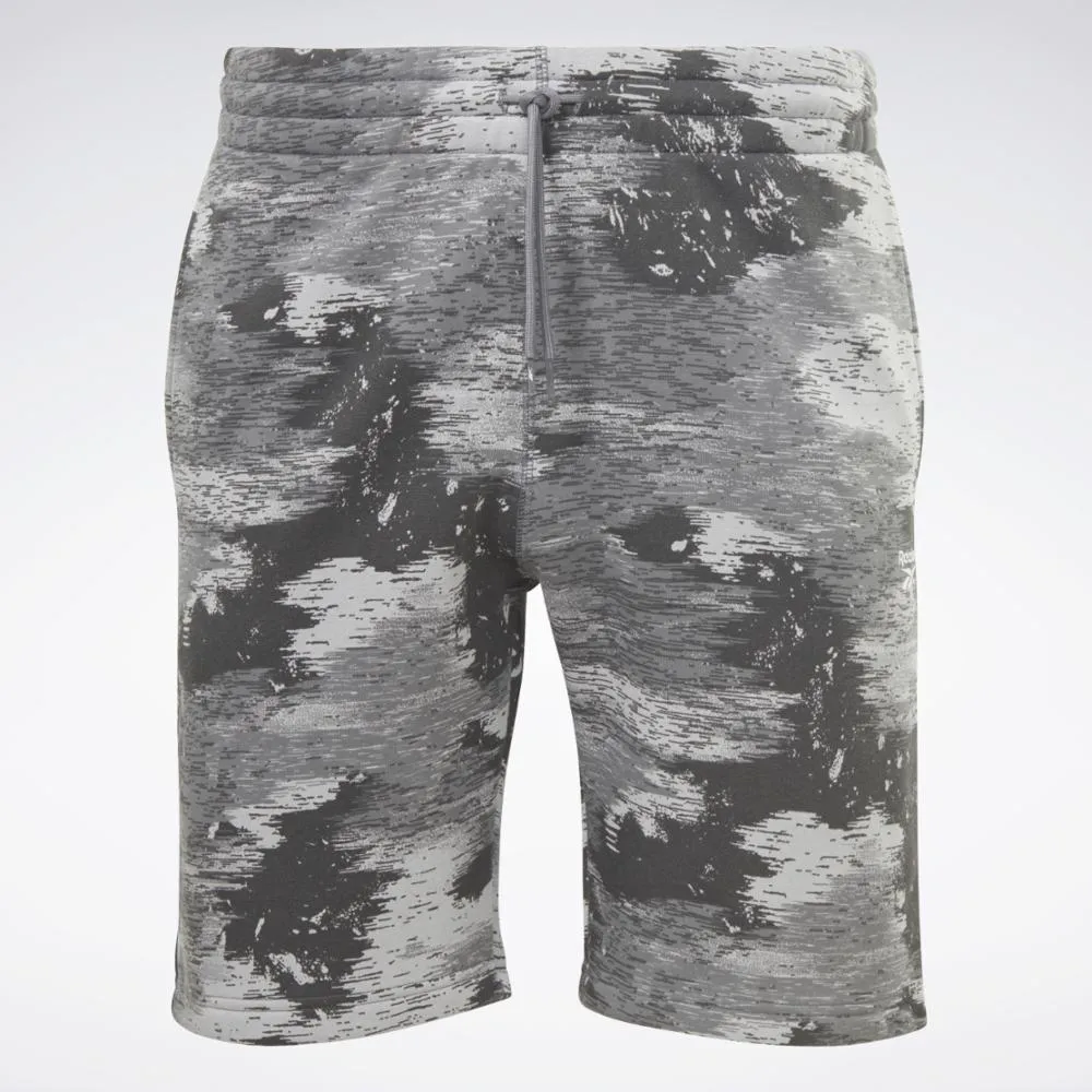 Reebok Apparel Men Reebok Identity Modern Camo Fleece Shorts PUGRY4