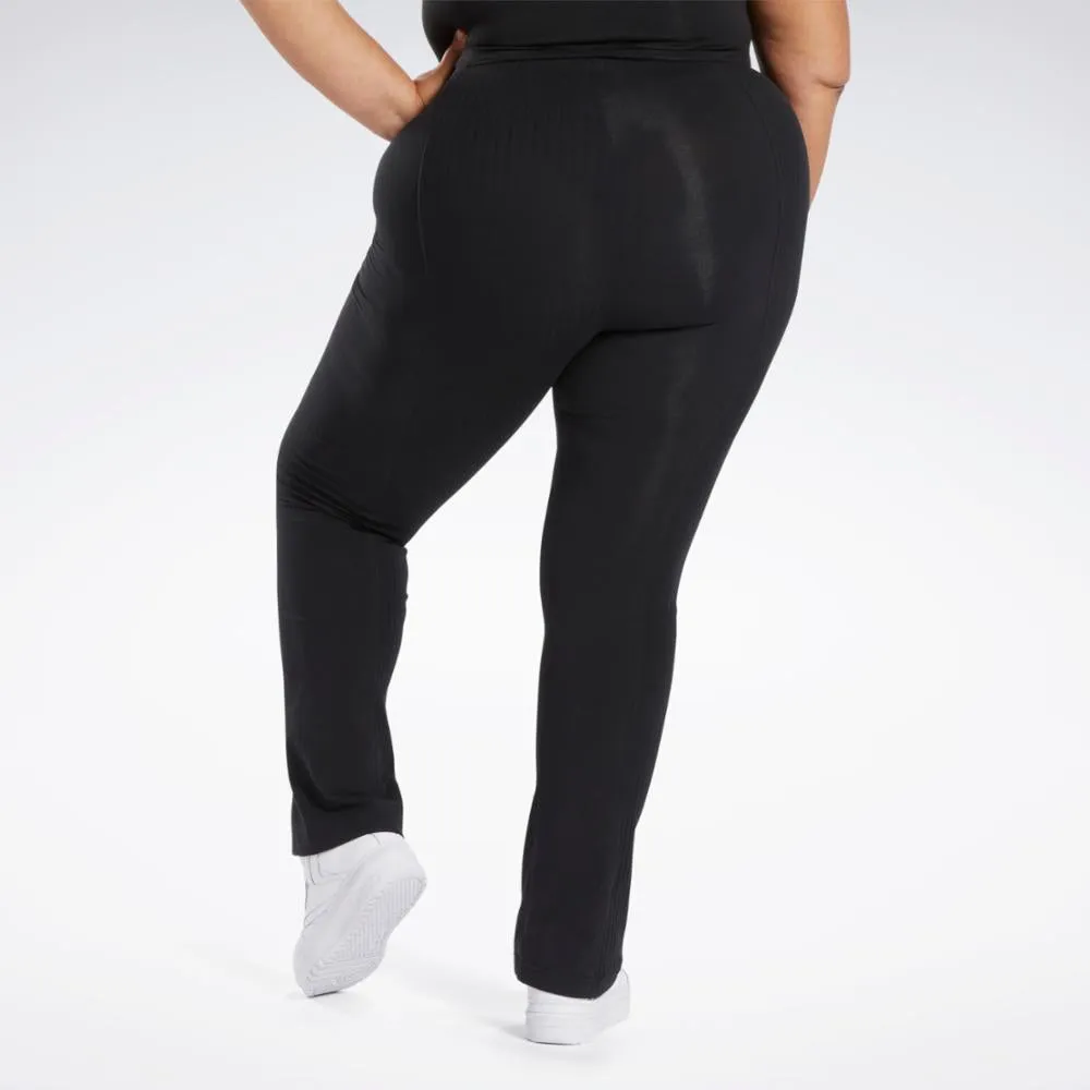 Reebok Apparel Women Reebok Classics High-Rise Leggings (Plus Size) BLACK