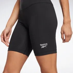 Reebok Apparel Women Reebok Identity Fitted Logo Shorts Black