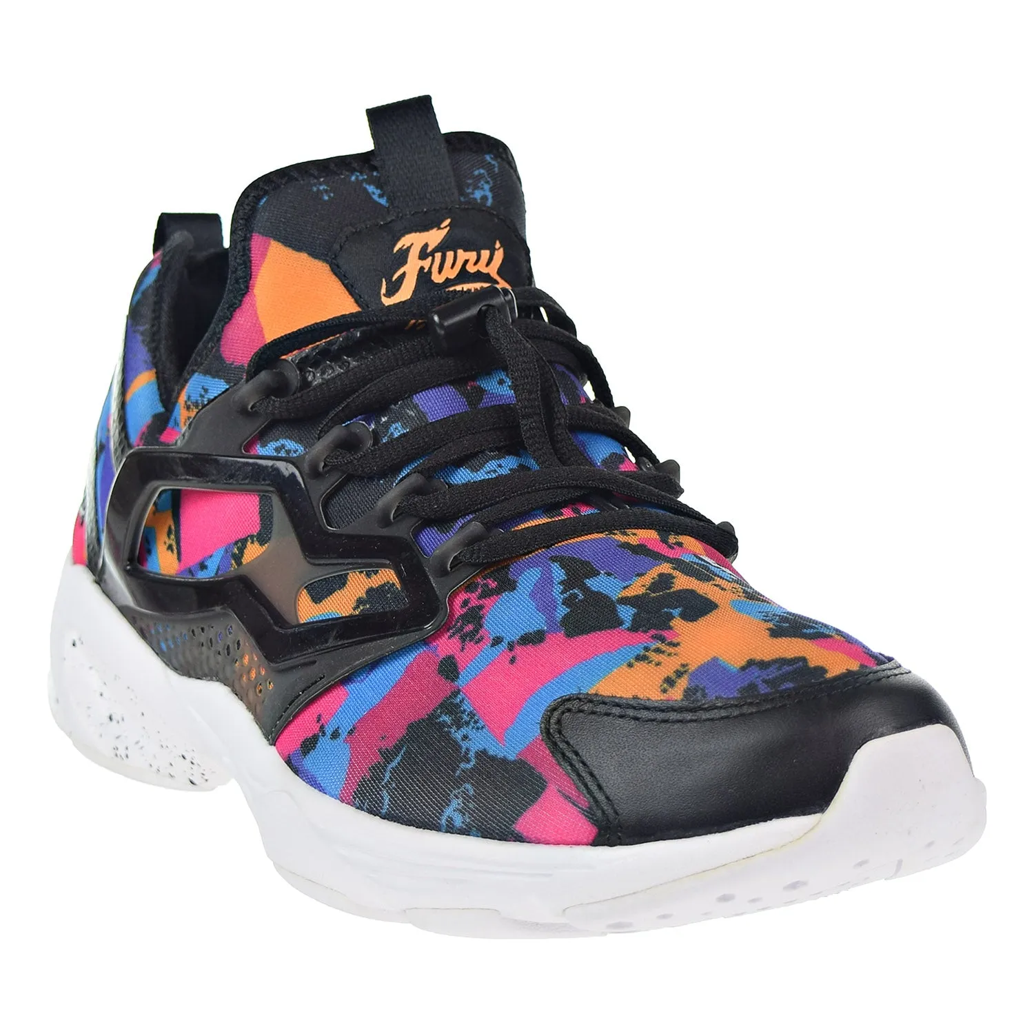 Reebok Fury Adapt AC Men's Fashion Shoes Black/Steel/Fire Spark