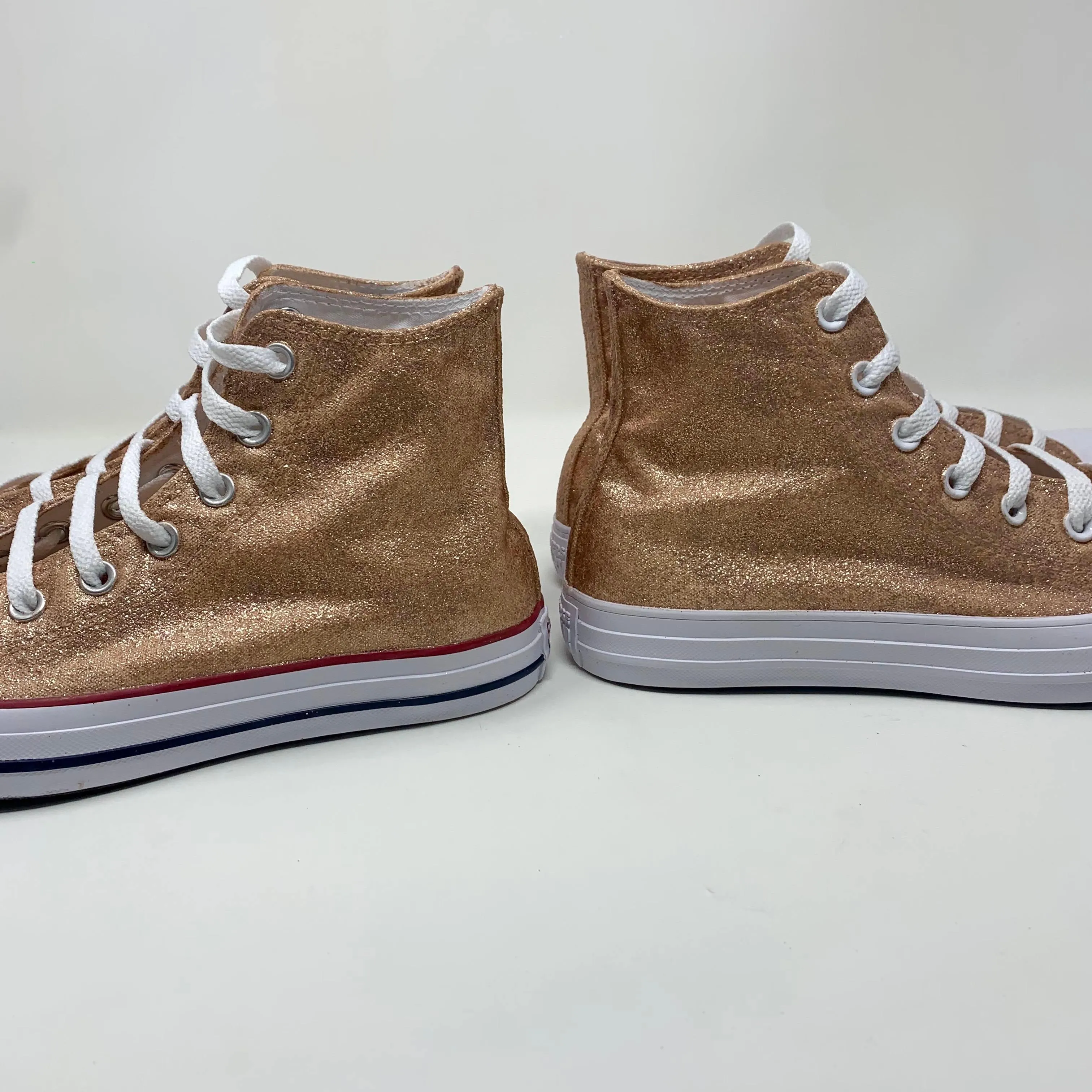 Rose Gold Glitter Shoes