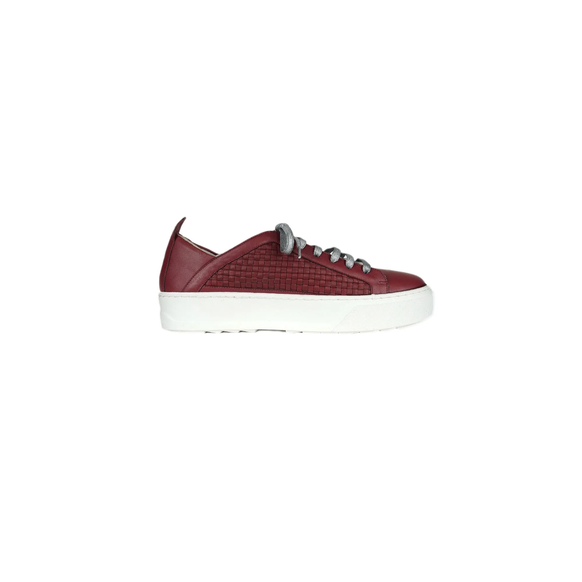 Sneaker Intreccio Soft Burgundy