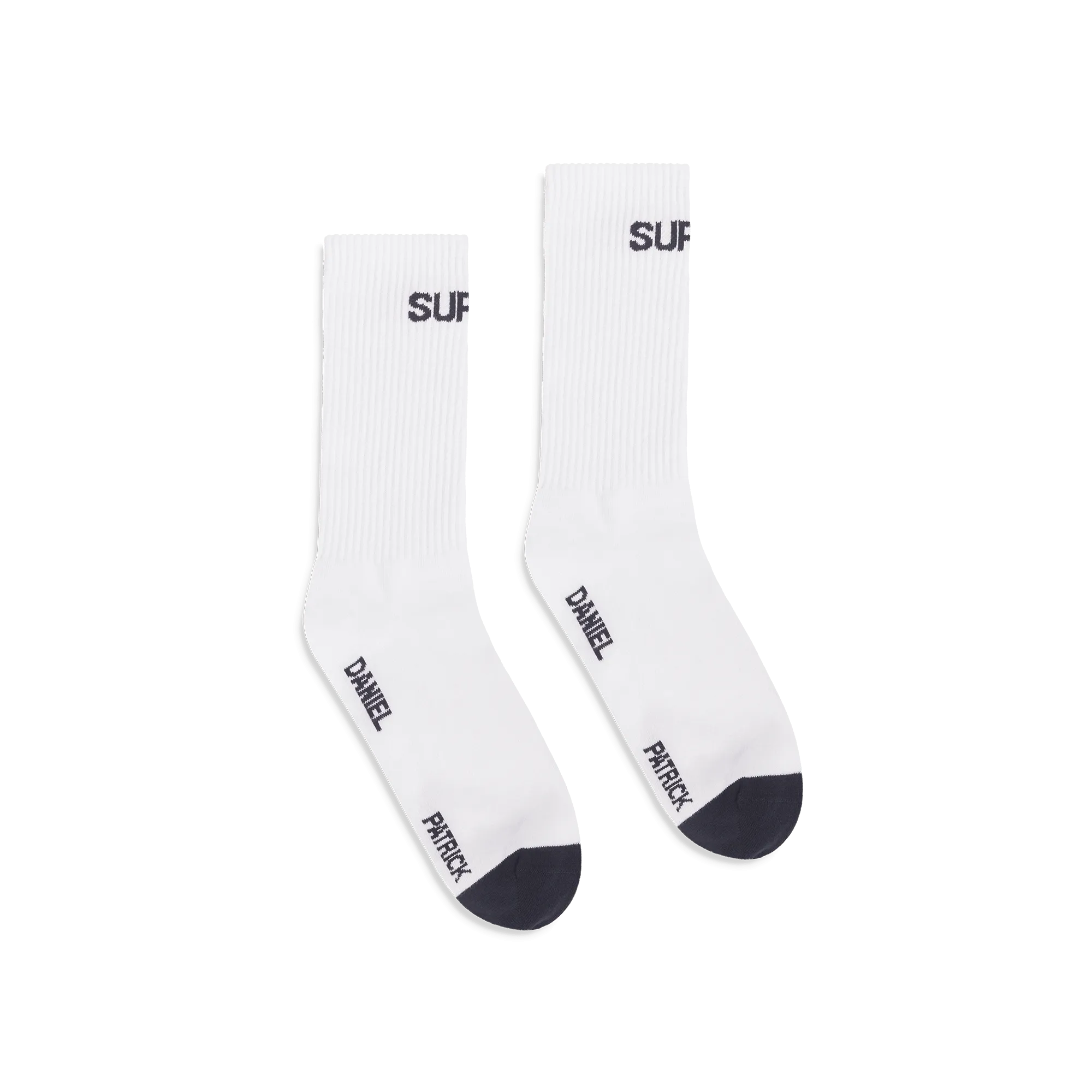 surplus logo sock / white   black