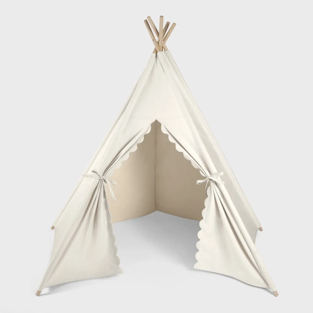 The Little Green Sheep Teepee Play Tent - Linen