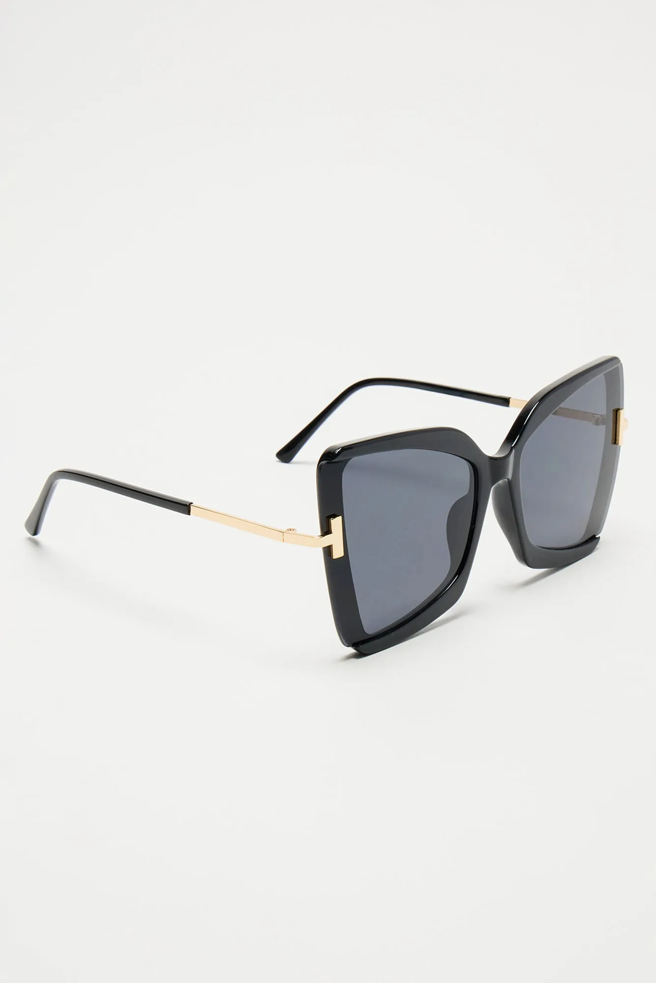 Think Twice About It Sunglasses - Black