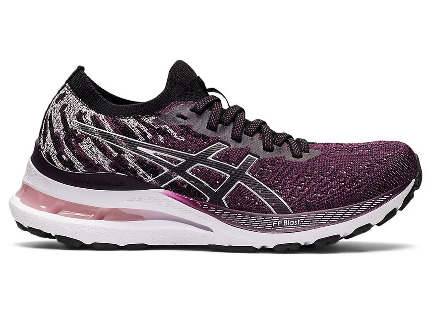 Women's Asics Gel-Kayano 28 MK, Deep Plum/Black, 10 B Medium