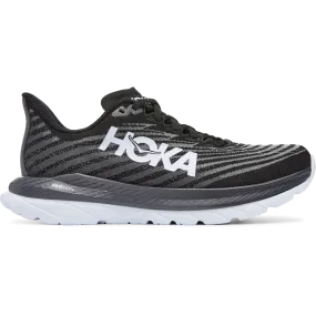 Women's Hoka One One Mach 5, Black/Castlerock, 7 B Medium