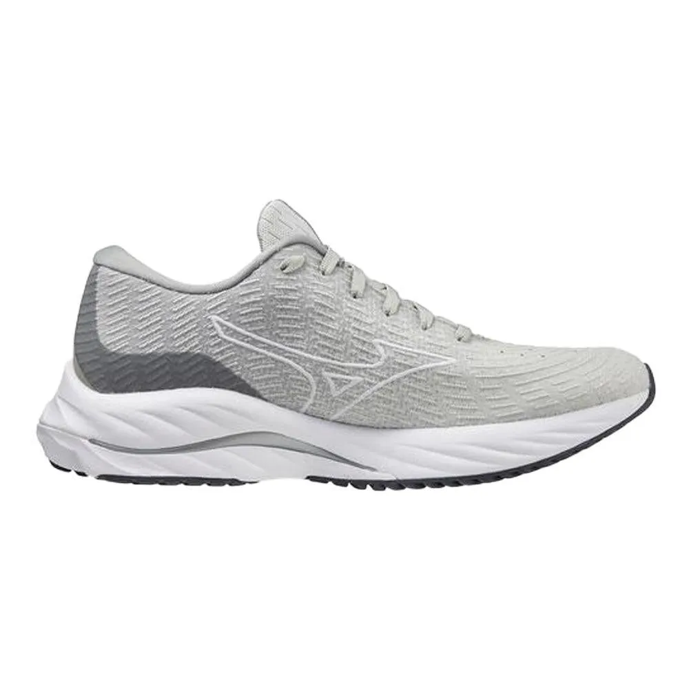 Women's Mizuno Wave Rider 26 SSW, Oyster Mushroom-White, 7.5 B